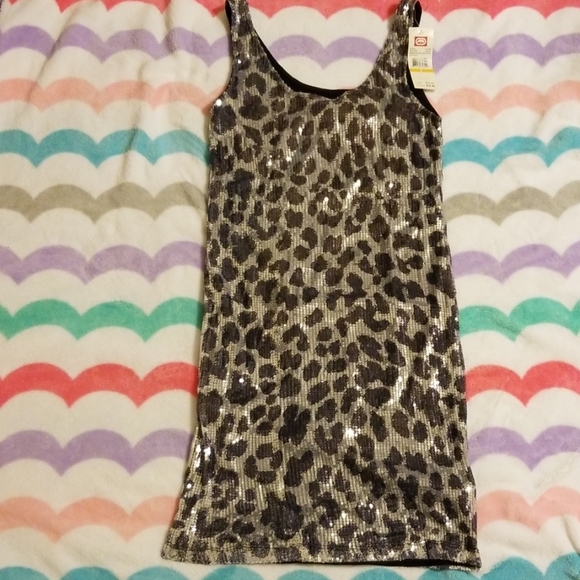 Ecko Unlimited Dresses & Skirts - Women's Sequin dress leopard print size Small NWT